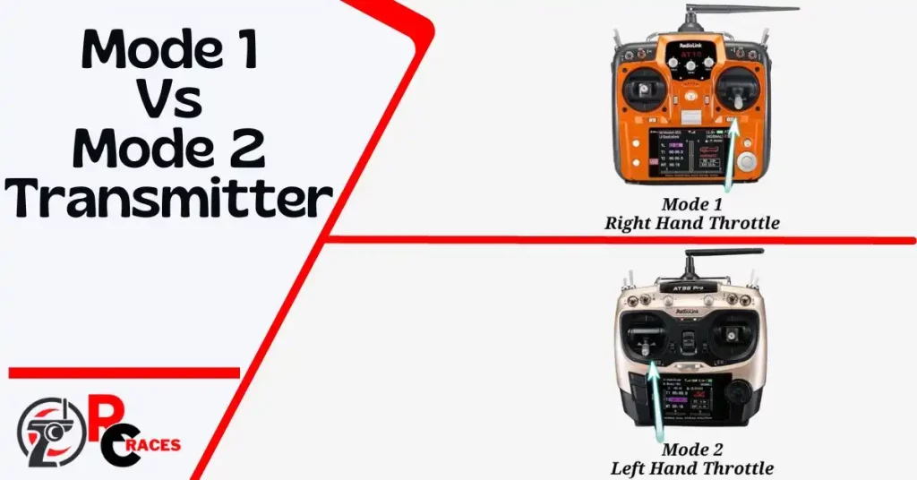 Mode 1 vs Mode 2 Transmitter