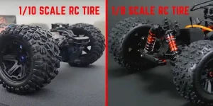 1:8 VS 1:10 Scale RC Tire