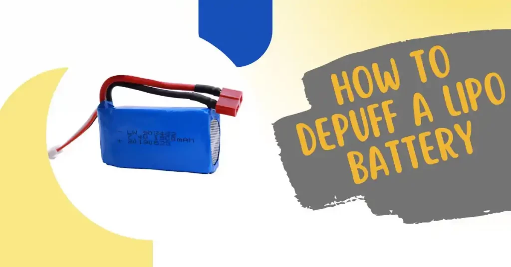 how to depuff a lipo battery