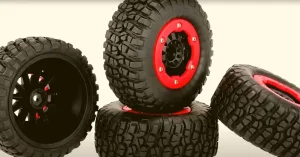 Traxxas 4WD comes with 4 drive wheels.