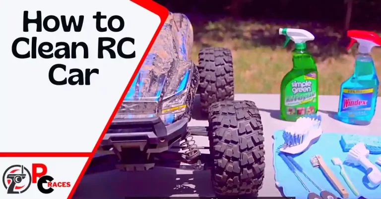 how to clean rc car